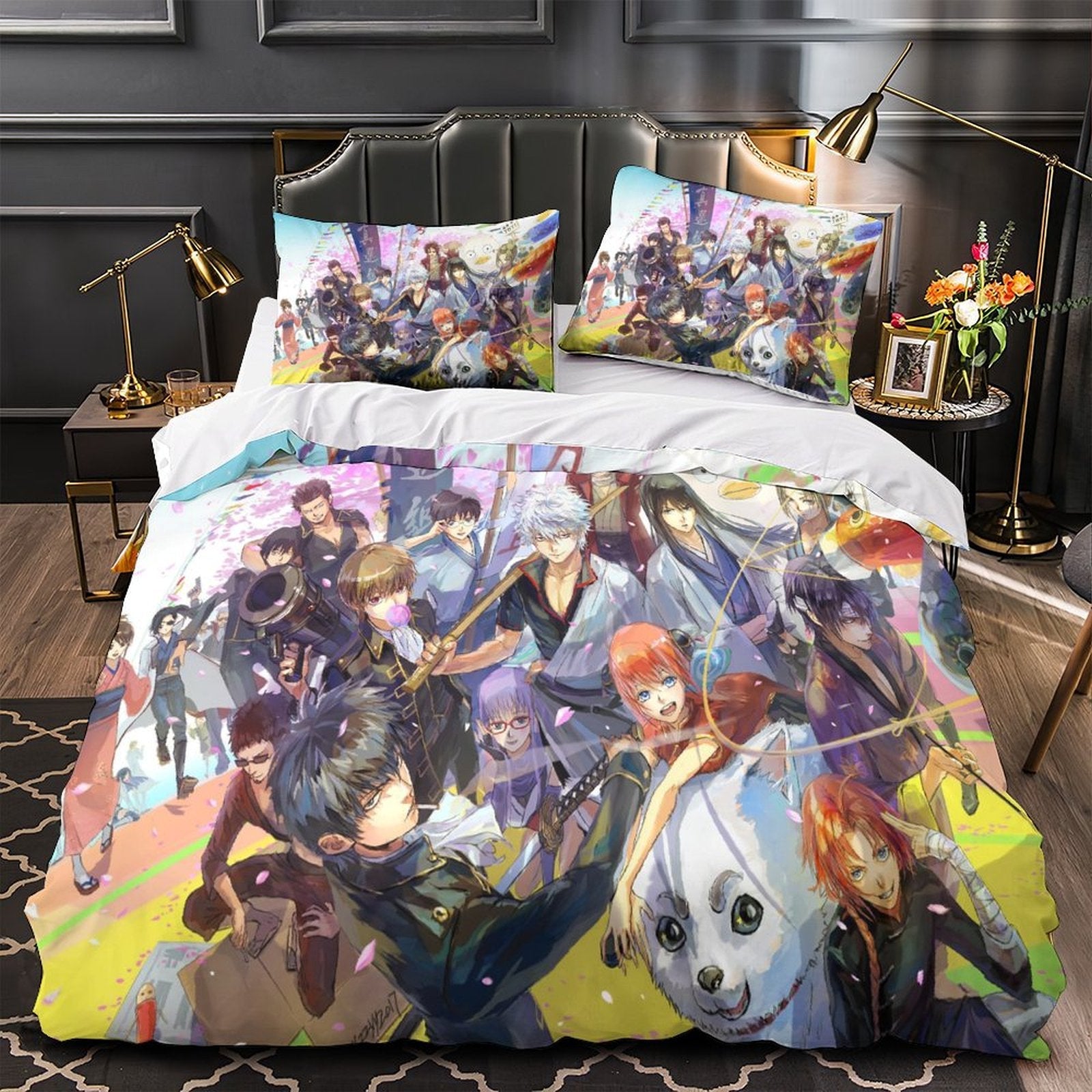 Gintama Bedding Set Pattern Quilt Cover Without Filler (Online Order Only)