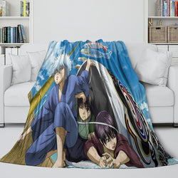 Gintama Blanket Flannel Fleece Throw Room Decoration (Online Order Only)