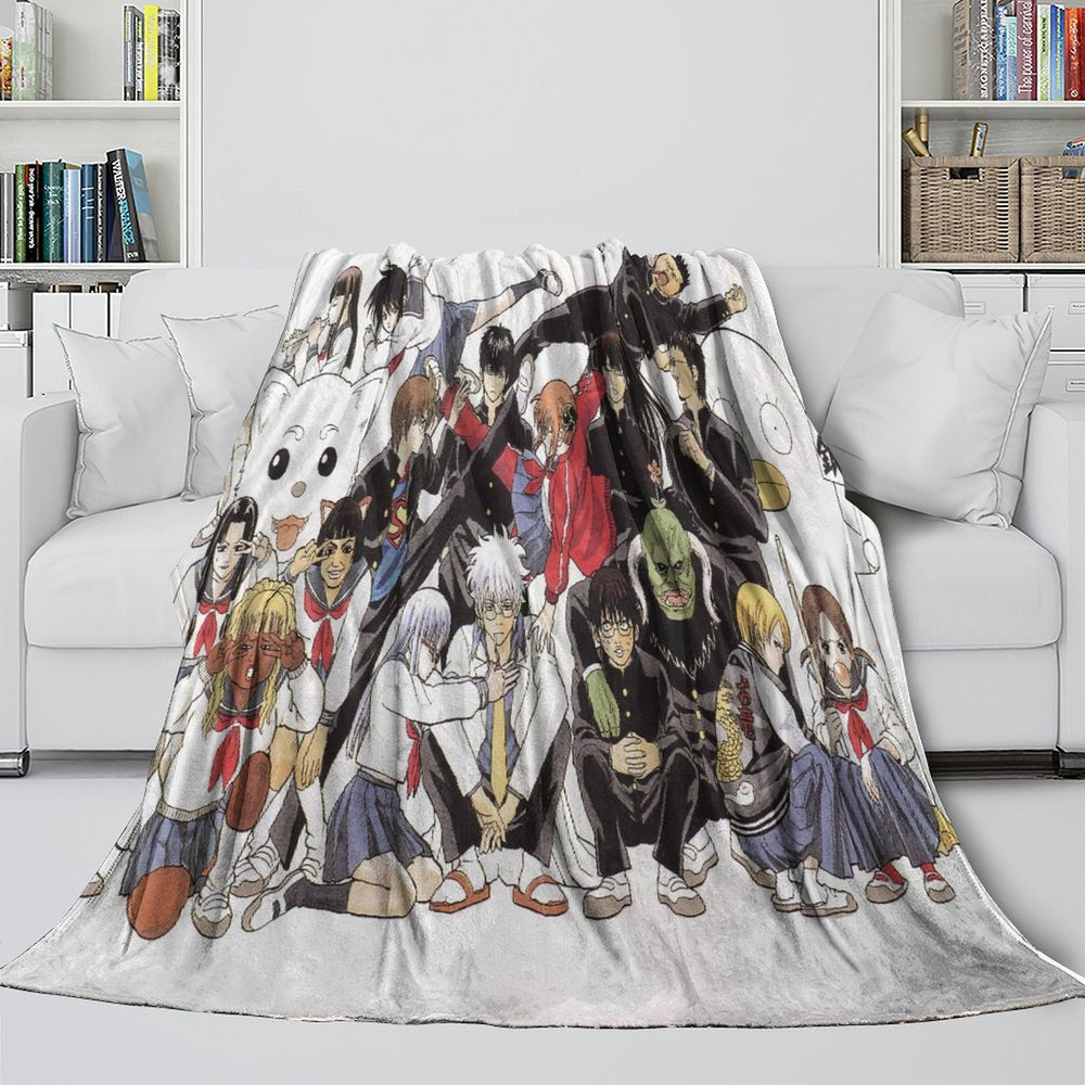 Gintama Blanket Flannel Fleece Throw Room Decoration (Online Order Only)