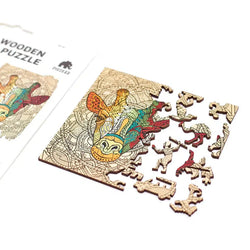 Giraffe 40 Piece Mini Wooden Jigsaw Puzzle Geek Toys (ONLINE ORDER ONLY)