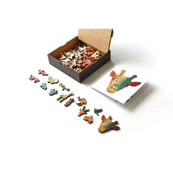 Giraffe 70 Piece Wooden Jigsaw Puzzle Geek Toys (ONLINE ORDER ONLY)