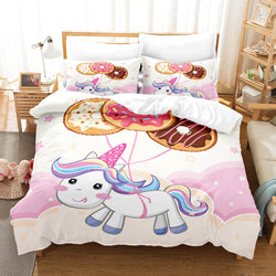 Girls Unicorn Bedding Sets Cosplay Quilt Covers Room Decoration (Online Order Only)