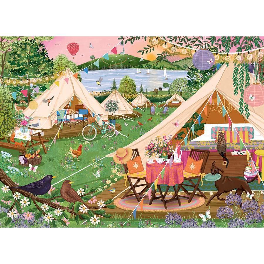 Glamping 500 Piece Jigsaw Puzzle Cobble Hill (ONLINE ORDER ONLY)