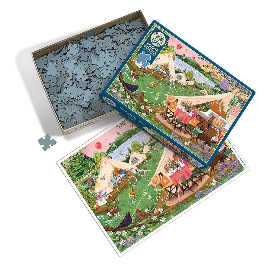 Glamping 500 Piece Jigsaw Puzzle Cobble Hill (ONLINE ORDER ONLY)