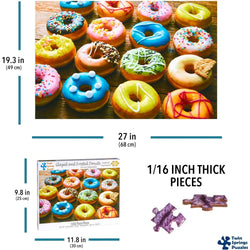 Glazed & Frosted Donuts 1000 Piece Jigsaw Puzzle Twin Spring (ONLINE ORDER ONLY)