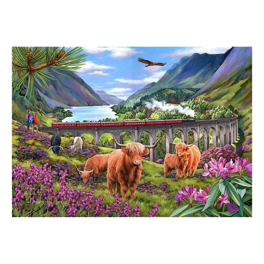 Glenfinnan Ladies 500 Big Piece Jigsaw Puzzle HOP (ONLINE ORDER ONLY)