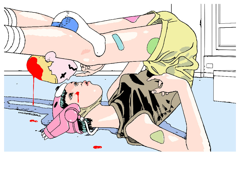 Luca Tieri - Little Bear - Art Print  -Gloomy Bear Exhibition (ONLINE ORDER ONLY)