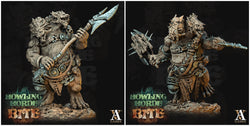 3D Printed Archvillain Games Gnoll Ettin Howling Horde 28 32mm D&D (Online Only)