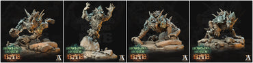 3D Printed Archvillain Games Howling Horde - Gnoll Trackers 28mm 32mm D&D (Online Only)
