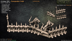 3D Printed Artisan Guild Gnoll Barricade Bonegnasher Gnolls 28mm 32mm (Online Only)