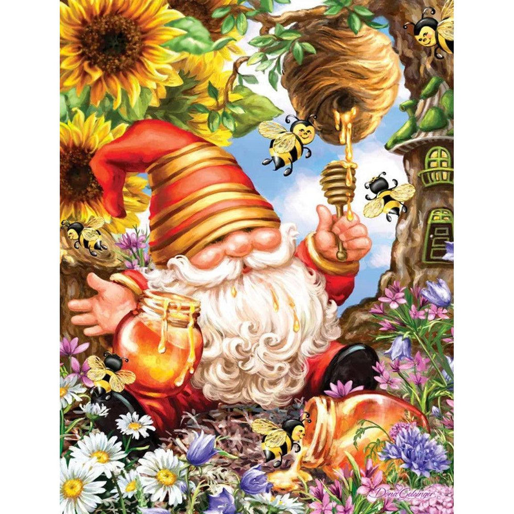 Gnome Worries Bee Happy 500 Piece Jigsaw Puzzle Springbok (ONLINE ORDER ONLY)