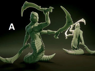 3D Printed Nafarrate Gnor Lovecraftian Bestiary 28 32 mm D&D (Online Only)