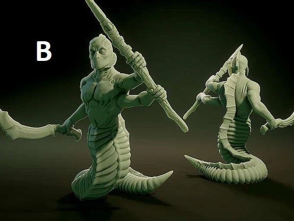 3D Printed Nafarrate Gnor Lovecraftian Bestiary 28 32 mm D&D (Online Only)