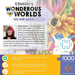 Go Ask Alice Wonderous Worlds 1000 Piece Jigsaw Puzzle MasterPieces