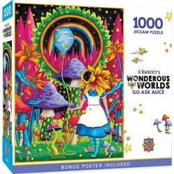 Go Ask Alice Wonderous Worlds 1000 Piece Jigsaw Puzzle MasterPieces