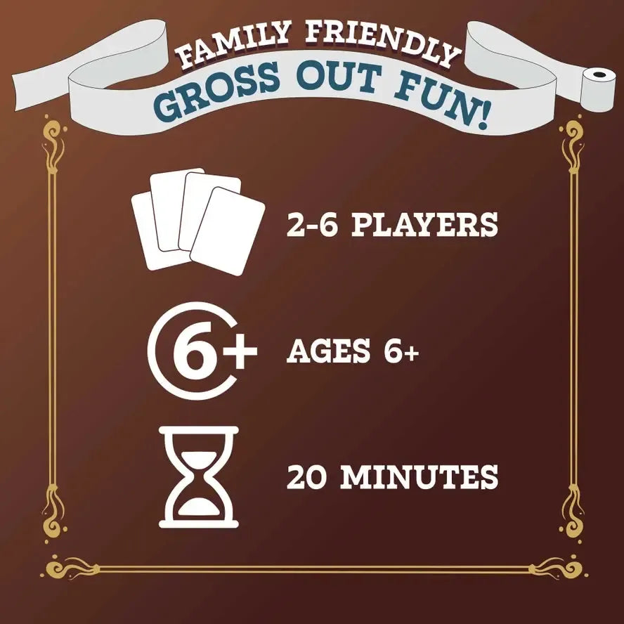 Go Poo! - Become #1 by Going #2 Card Game -Paper House