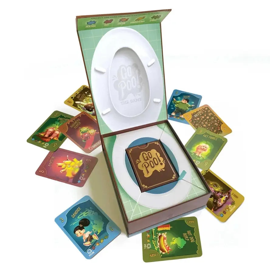 Go Poo! - Become #1 by Going #2 Card Game -Paper House