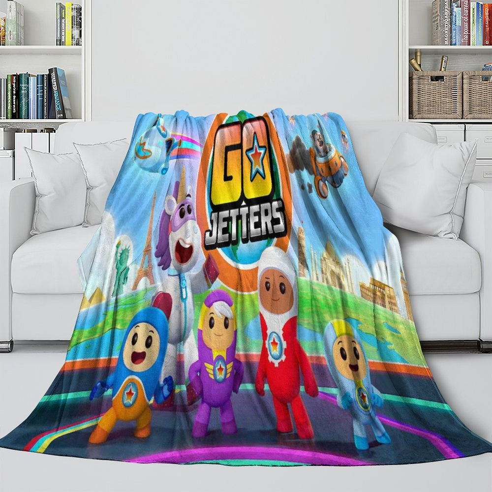 Go Jetters Blanket Flannel Throw Room Decoration (ONLINE ORDER ONLY)