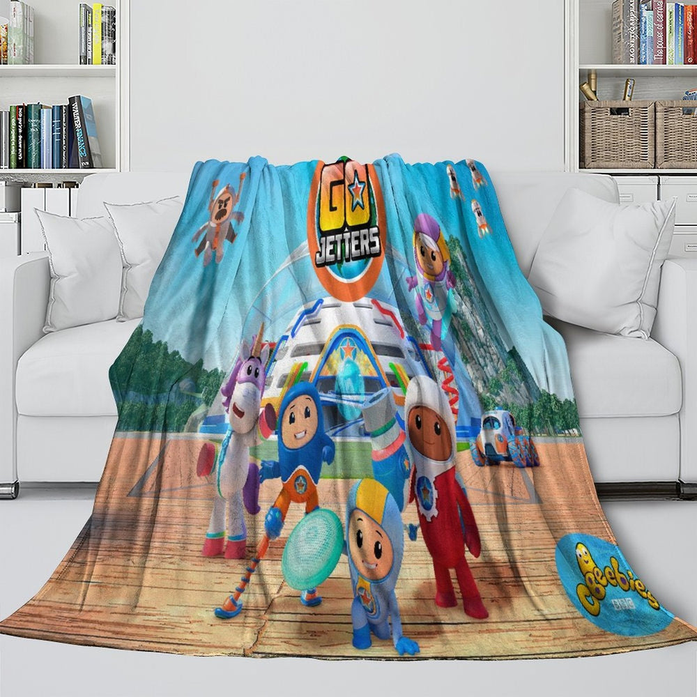 Go Jetters Blanket Flannel Throw Room Decoration (ONLINE ORDER ONLY)