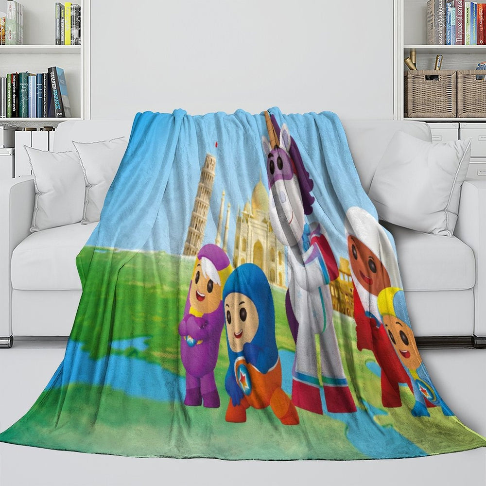 Go Jetters Blanket Flannel Throw Room Decoration (ONLINE ORDER ONLY)
