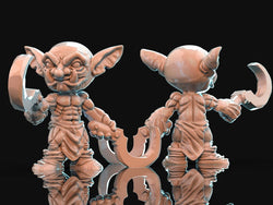 3D Printed Brayan Nafarrate Bestiary Creatures Volume 1 Goblins Set 28mm 32mm D&D (Online Only)