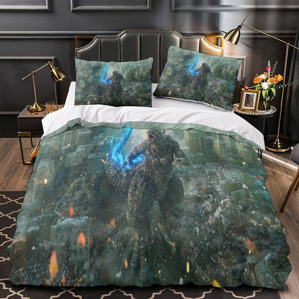 Godzilla Minus One Bedding Set Duvet Cover Without Filler (Online Order Only)