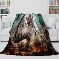 Godzilla Minus One Blanket Flannel Fleece Throw Room Decoration (Online Order Only)