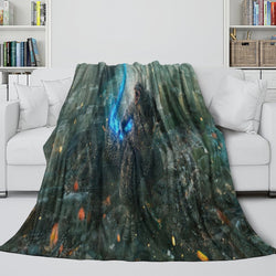 Godzilla Minus One Blanket Flannel Fleece Throw Room Decoration (Online Order Only)