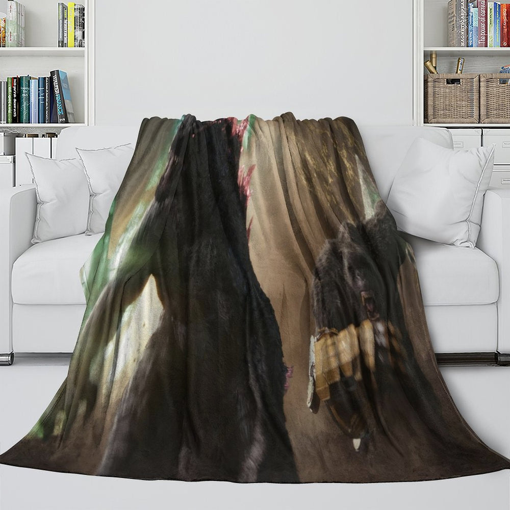 Godzilla Minus One Blanket Flannel Fleece Throw Room Decoration (Online Order Only)