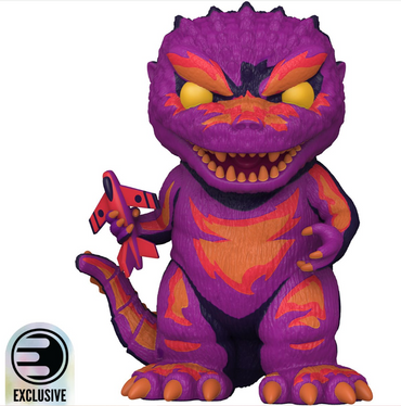 Godzilla Retro Futurism Art Godzilla Premium Funko Pop! Vinyl Figure #1894 - Entertainment Earth Exclusive (Online Order Only)