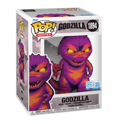Godzilla Retro Futurism Art Godzilla Premium Funko Pop! Vinyl Figure #1894 - Entertainment Earth Exclusive (Online Order Only)