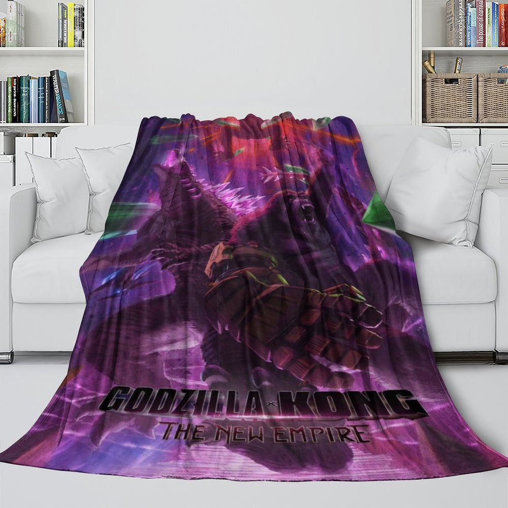 Godzilla X Kong The New Empire Blanket Flannel Fleece Throw (Online Order Only)