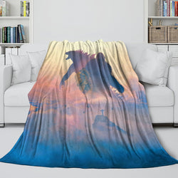 Godzilla X Kong The New Empire Blanket Flannel Fleece Throw (Online Order Only)