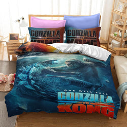 Godzilla vs King Kong Cosplay Bedding Quilt Cover Without Filler (Online Order Only)