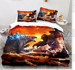 Godzilla vs Kong Cosplay Bedding Set Quilt Cover Without Filler (Online Order Only)