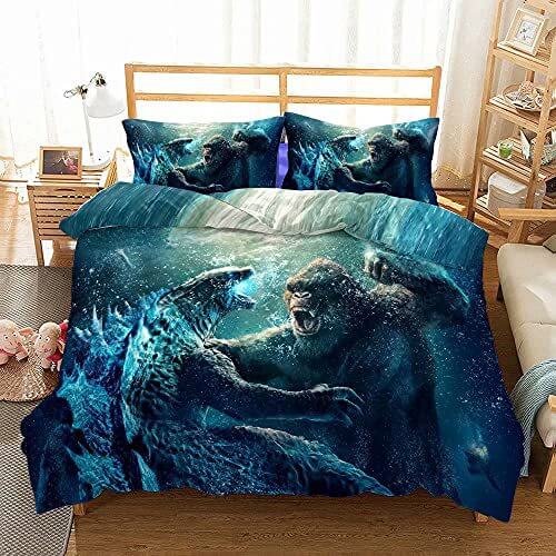Godzilla vs Kong Cosplay Bedding Set Quilt Cover Without Filler (Online Order Only)