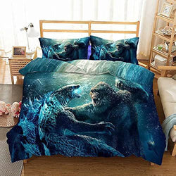 Godzilla vs Kong Cosplay Bedding Set Quilt Cover Without Filler (Online Order Only)