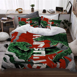 Godzilla vs Kong Pattern Bedding Set Quilt Cover Without Filler (Online Order Only)