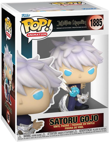 Jujutsu Kaisen Satoru Gojo (Cursed Technique Lapse: Blue) Funko Pop! Vinyl Figure #1885 with Funko Protector (Online Order Only)