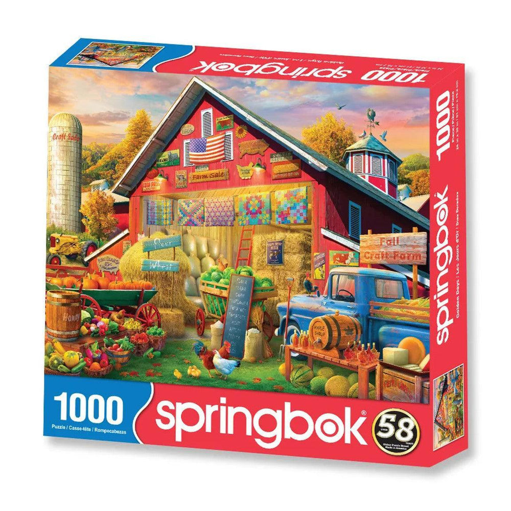 Golden Days 1000 Piece Jigsaw Puzzle Springbok (ONLINE ORDER ONLY)