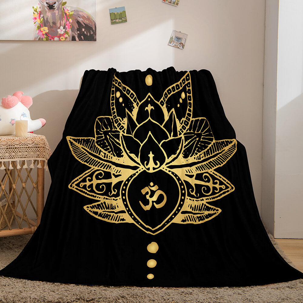 Golden Rune Soft Flannel Fleece Throw Cosplay Blanket (Online Order Only)