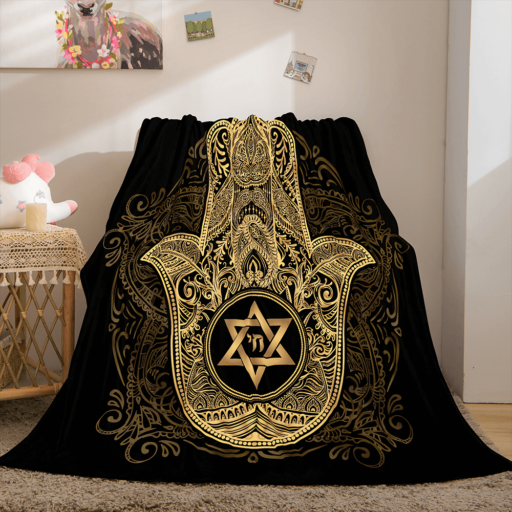 Golden Rune Soft Flannel Fleece Throw Cosplay Blanket (Online Order Only)