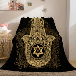 Golden Rune Soft Flannel Fleece Throw Cosplay Blanket (Online Order Only)