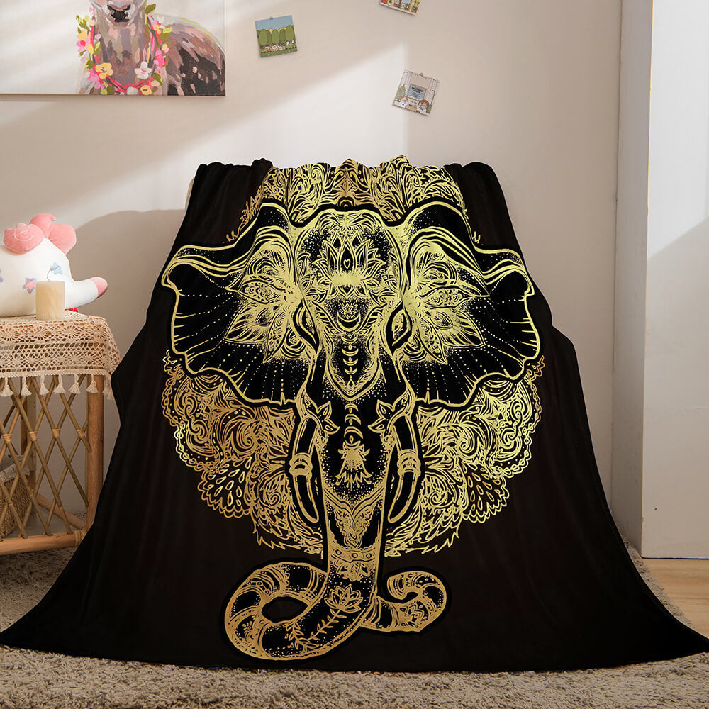 Golden Rune Soft Flannel Fleece Throw Cosplay Blanket (Online Order Only)