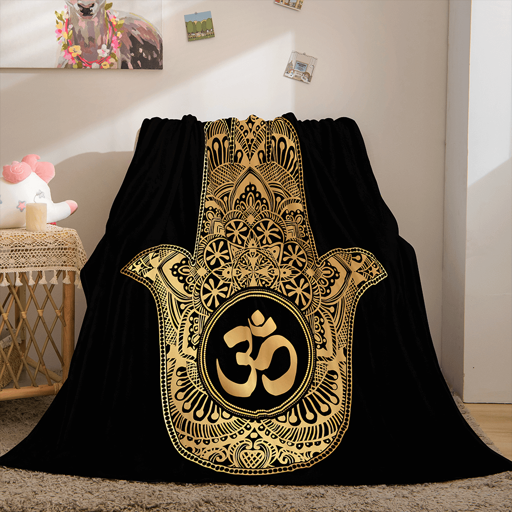 Golden Rune Soft Flannel Fleece Throw Cosplay Blanket (Online Order Only)