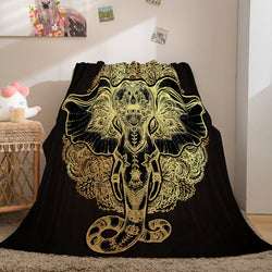 Golden Rune Soft Flannel Fleece Throw Cosplay Blanket (Online Order Only)