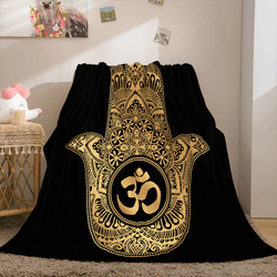 Golden Rune Soft Flannel Fleece Throw Cosplay Blanket (Online Order Only)