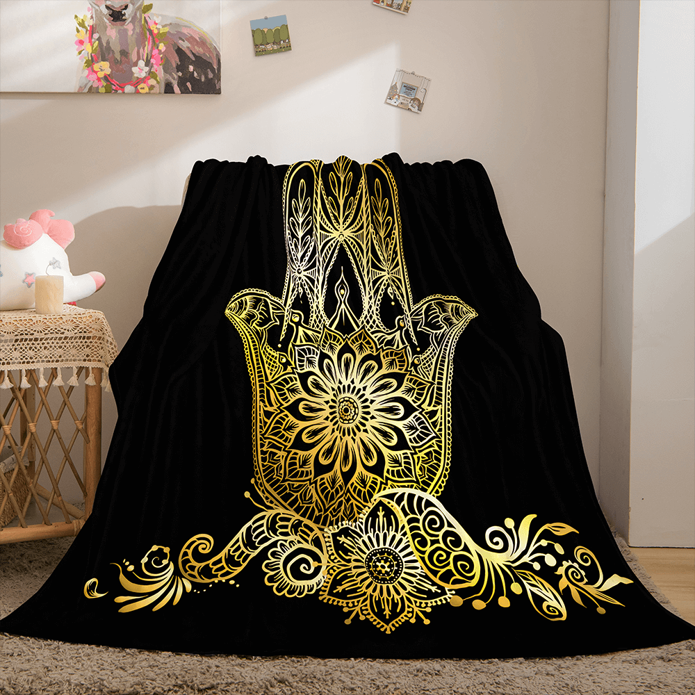 Golden Rune Soft Flannel Fleece Throw Cosplay Blanket (Online Order Only)