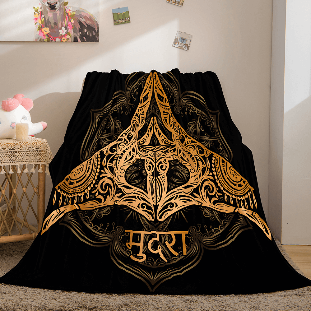 Golden Rune Soft Flannel Fleece Throw Cosplay Blanket (Online Order Only)