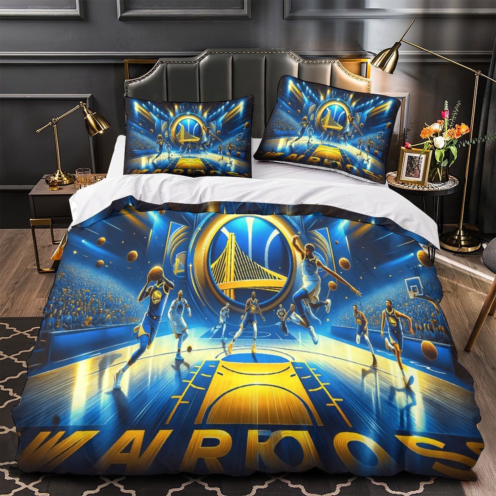 Golden State Warriors Bedding Set Duvet Cover Without Filler (Online Order Only)